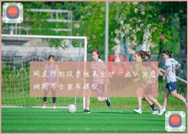 网友预测投票结果出炉六成认为詹姆斯不会宣布退役